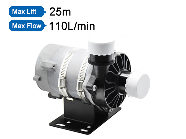 Energy Storage Water Pump P9007 24V 100L/min Liquid Cooling System for Battery Thermal Management
