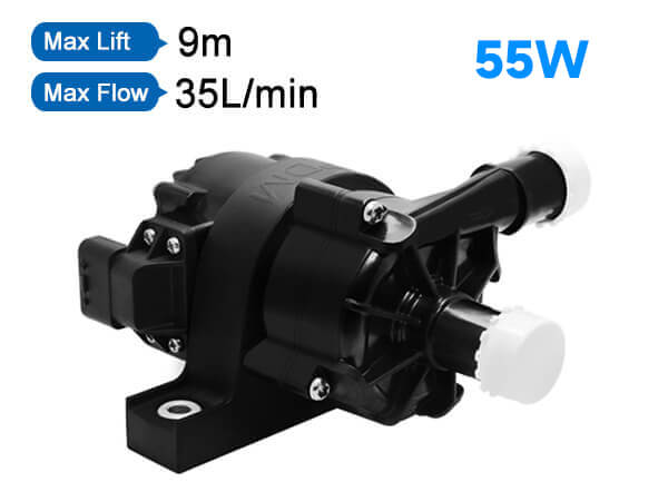 12V Vehicle Cooling DC Pump P6212 35L/min 9m Max Lift Automotive Thermal Management System