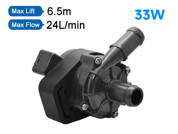 Vehicle DC 12V Pump P6214 24L/min 6.5m Lift Dry-Run Protection for Automotive Cooling Systems