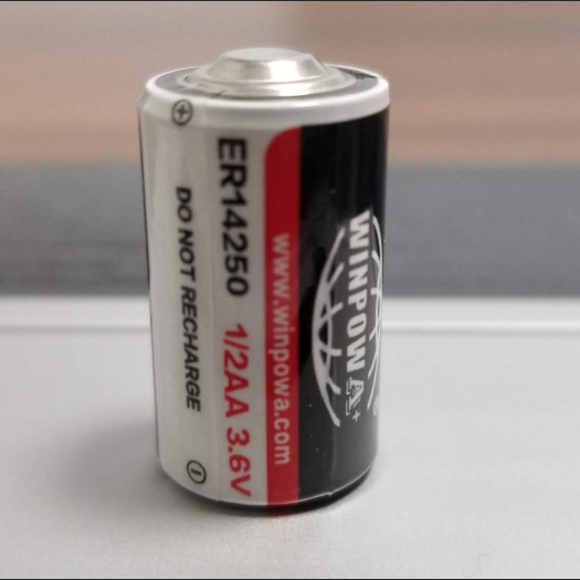 1/2 AA Size ER14250 3.6V 1200mAh Lithium Primary Battery 10 Years Life Time Battery for Electricity Meter