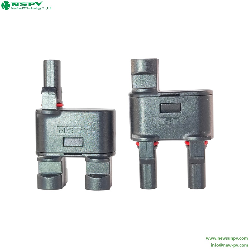 Solar 1500VDC PV4.0 2in1/3in1/4in1 Branch Connector IP68 Waterproof Detachable for Solar Power Systems