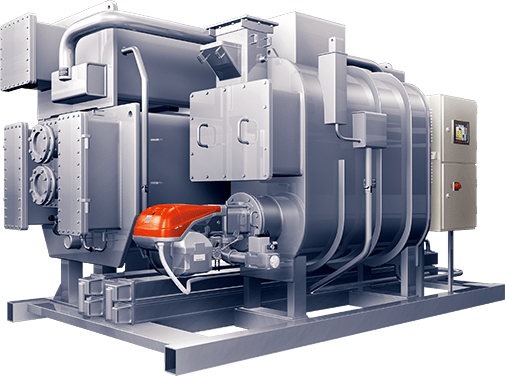 Direct-Fired Lithium Bromide Absorption Chiller/Heater Gas/Oil-Powered Industrial Heating & Cooling System for Energy-Efficient HVAC Applications Shuangliang