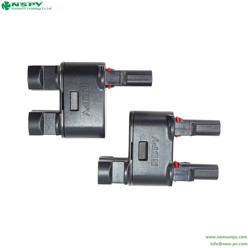 Solar 1500VDC PV4.0 2in1/3in1/4in1 Branch Connector IP68 Waterproof Detachable for Solar Power Systems