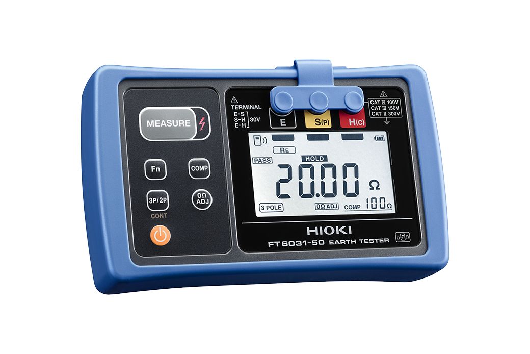 EARTH TESTER FT6031-50 IP67 Dustproof Waterproof Earth Ground Resistance Tester for Solar Wind Energy Systems HIOKI