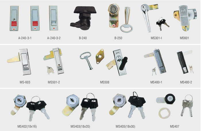 Switchboard Lock High-Quality Electrical Panel Lock for Energy Storage Systems and Battery Control Units HUAJIA