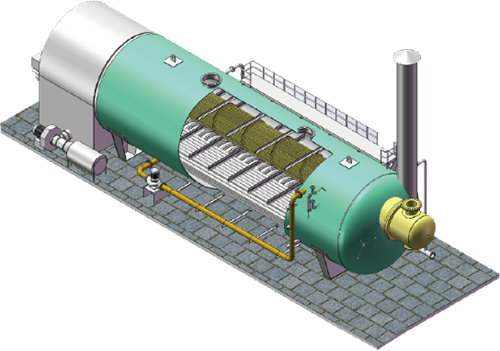 Vaporizer Natural Gas & Steam Heated Liquefied Gas Vaporization Equipment for LNG LPG CO2 N2 O2