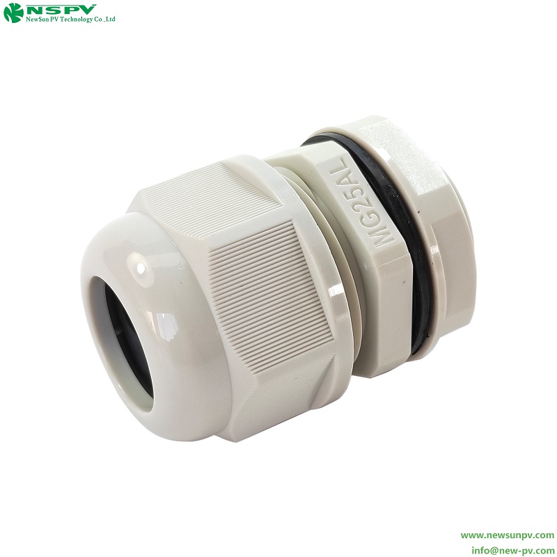 Solar 25mm Plain to Screwed Adaptor Waterproof Type Cable Protection for Solar Energy Systems