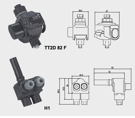 TTD 80 Insulation Piercing Connector for Power Distribution and Renewable Energy Systems