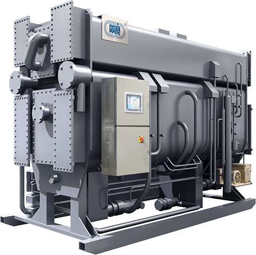 Hot Water Operated Lithium Bromide Absorption Chiller High-Efficiency Industrial Cooling System for CHP and Waste Heat Recovery Applications