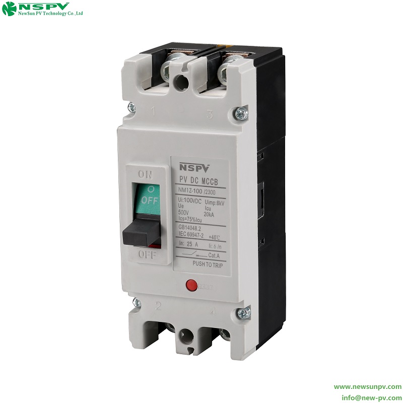 Solar MCCB High Breaking Capacity Circuit Breaker for Overload and Short Circuit Protection in Solar Systems