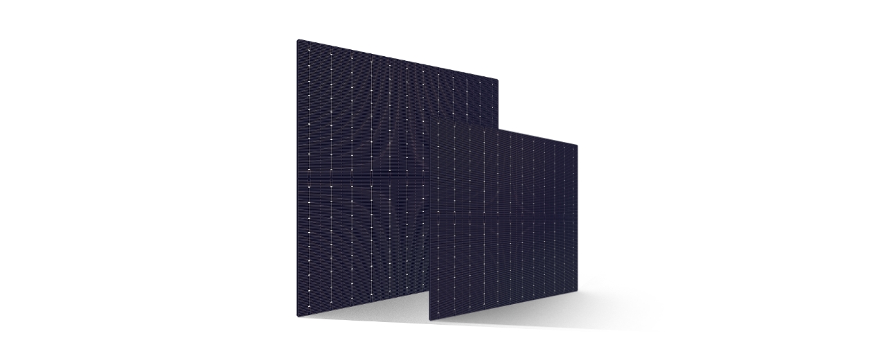 Bifacial Mono PERC Cell High Efficiency High Reliability Solar Power Generation Aiko Solar