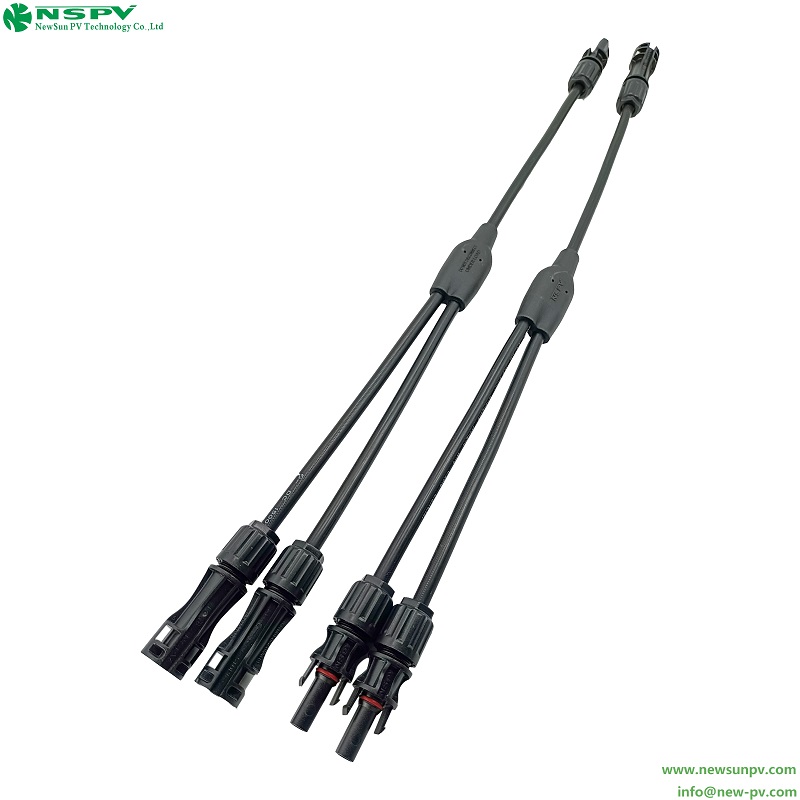 Solar H Harness with Inline Fuse 1500VDC IP68 Waterproof for Solar Energy Systems