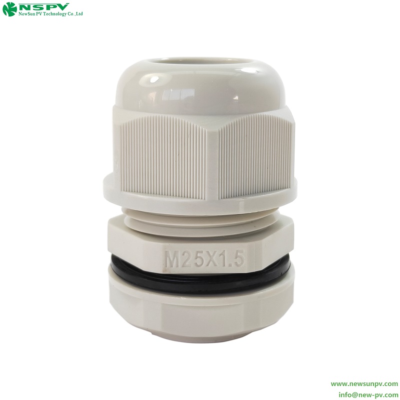 Solar 25mm Plain to Screwed Adaptor Waterproof Type Cable Protection for Solar Energy Systems