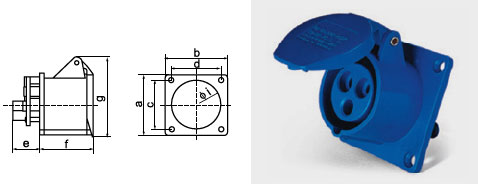 Industrial Plug & Socket Coupling 16A-32A Earth Contact Position IP44-IP67 Waterproof Dustproof for Energy Storage Systems