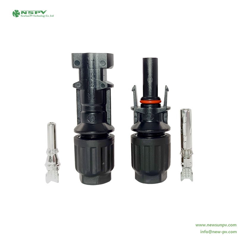 1000VDC PV4.0 DC Solar Cable Connector 30A IP67 Waterproof Detachable Connector for Solar Power Systems