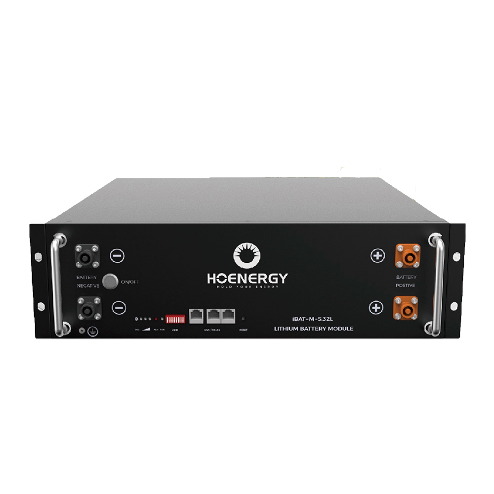 iBAT-M-5.32L Low Voltage Lithium-ion Battery 51.2V 5.32kWh High Performance Long Life Plug and Play for Energy Storage Systems Hoenergy
