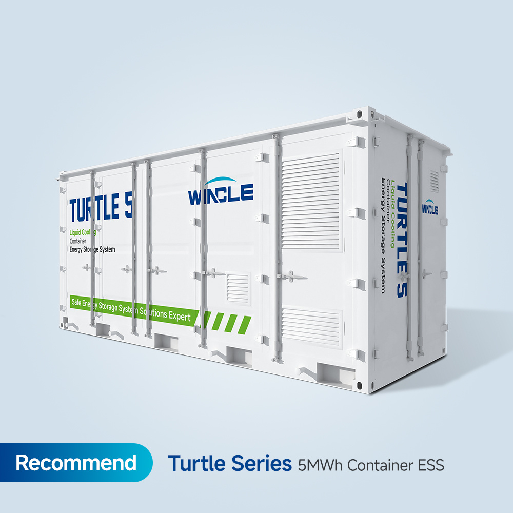 5MWh Turtle Series Liquid-cooled 20-ft Container High Energy Density Integrated Energy Storage System for Grid Support Renewable Energy Integration