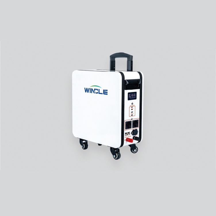 2000W/2048WH Portable Power Supply LFP Battery High-Capacity Outdoor Emergency Backup Power Source