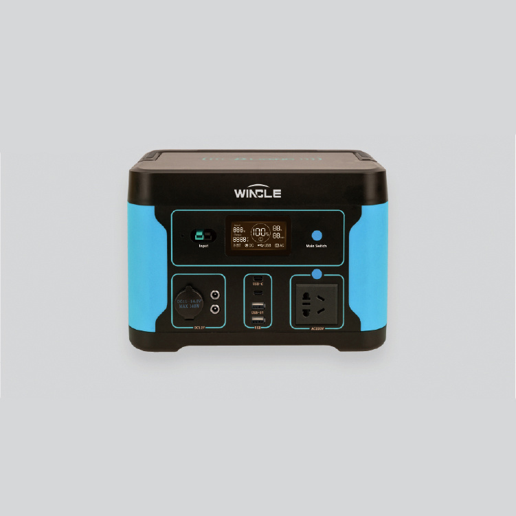 600W Portable Power Supply 512Wh LFP Battery Solar Generator for Outdoor Camping Emergency Backup