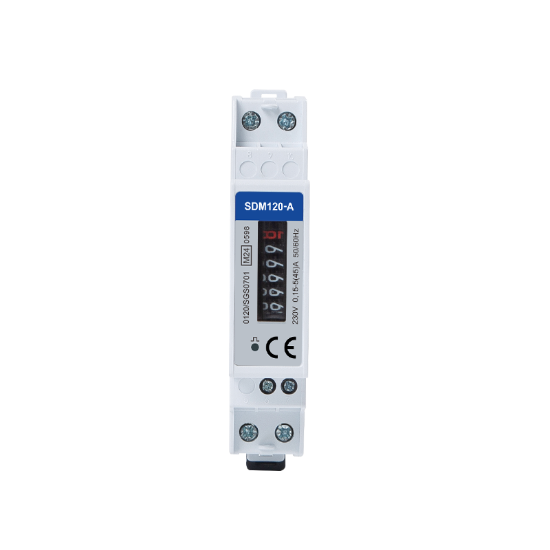 Single Phase Electronic kWh Meter Analog Display with Pulse Output Solar Energy Measurement SDM120-A