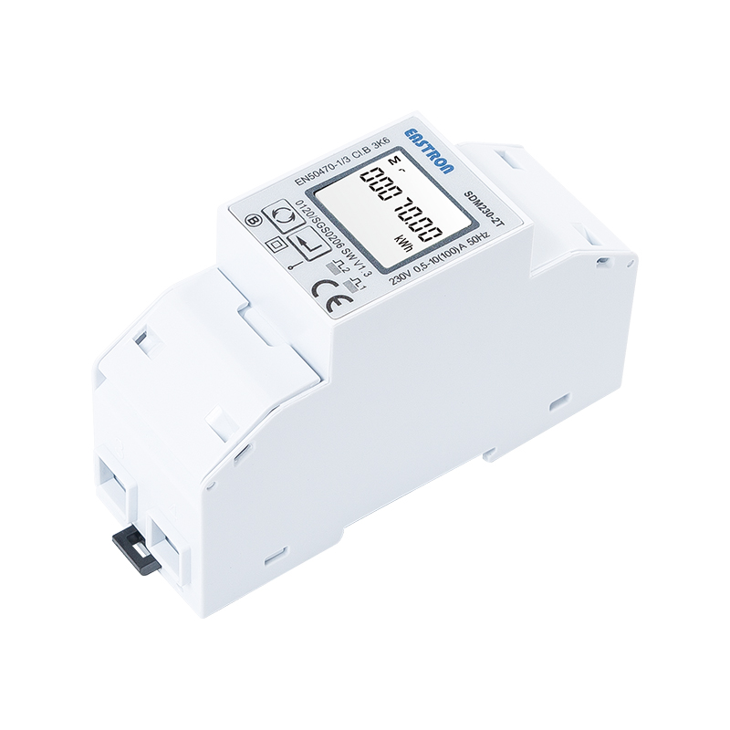 Single Phase ETL Energy Meter Dual Tariff RS485 Modbus Bi-Directional Measurement Solar PV EV Charging Systems