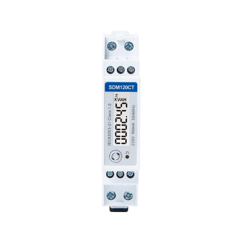 RS485 Modbus CT Type mV/mA Input Single Phase Multi-Function Energy Meter with Bi-Directional Measurement and Pulse Output for Solar PV Systems