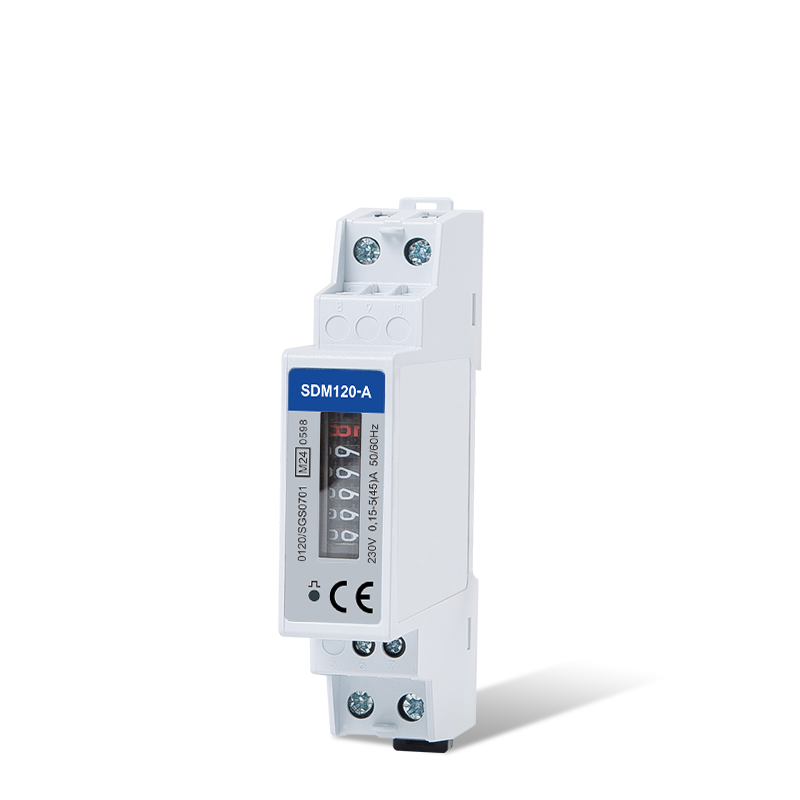 Single Phase Electronic kWh Meter Analog Display with Pulse Output Solar Energy Measurement SDM120-A