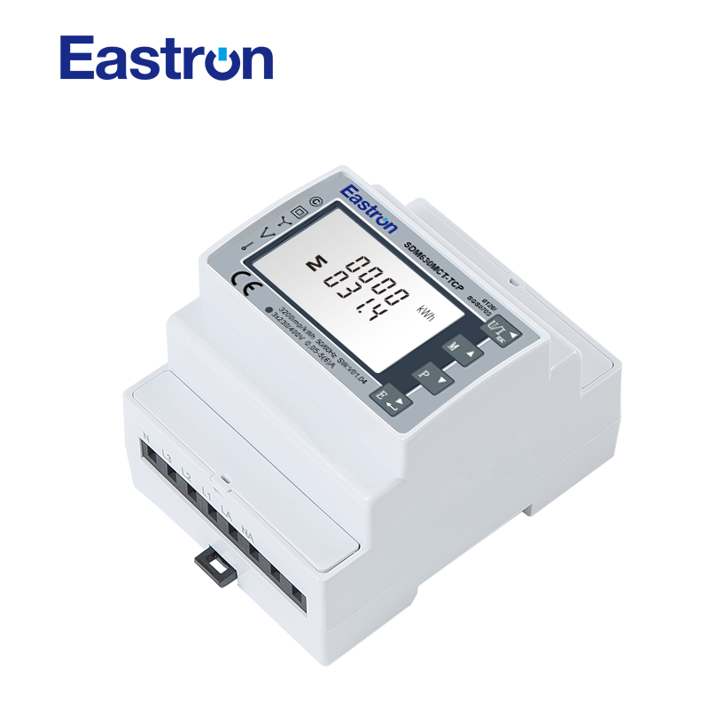 CT Type Modbus TCP Din Rail Three Phase UL Energy Meter Multi-Function Ethernet Communication Eastron