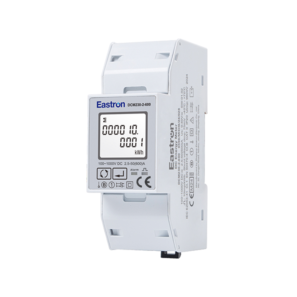 DC Energy Meter 600A Shunt Bi-Directional Measurement MID Approved for EV Chargers & Renewable Energy Systems