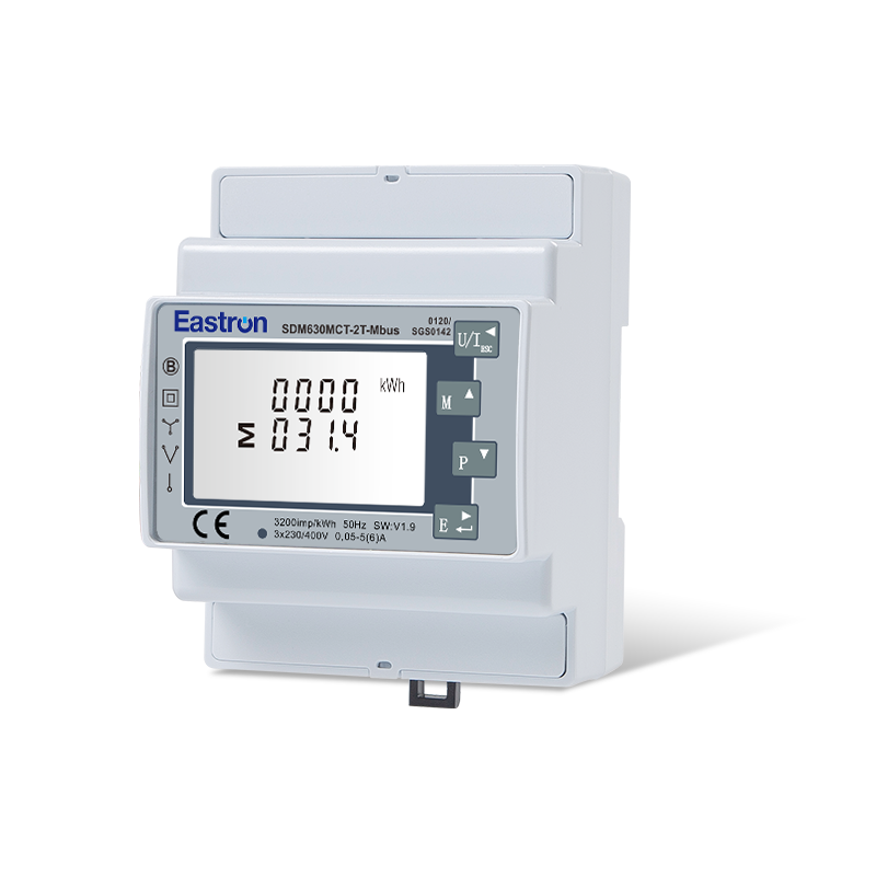 Mbus CT Operated Din Rail Three Phase Multi-function Energy Meter Bi-directional Measurement 3P4W/3P3W/1P2W Modbus Communication EAstrongroup