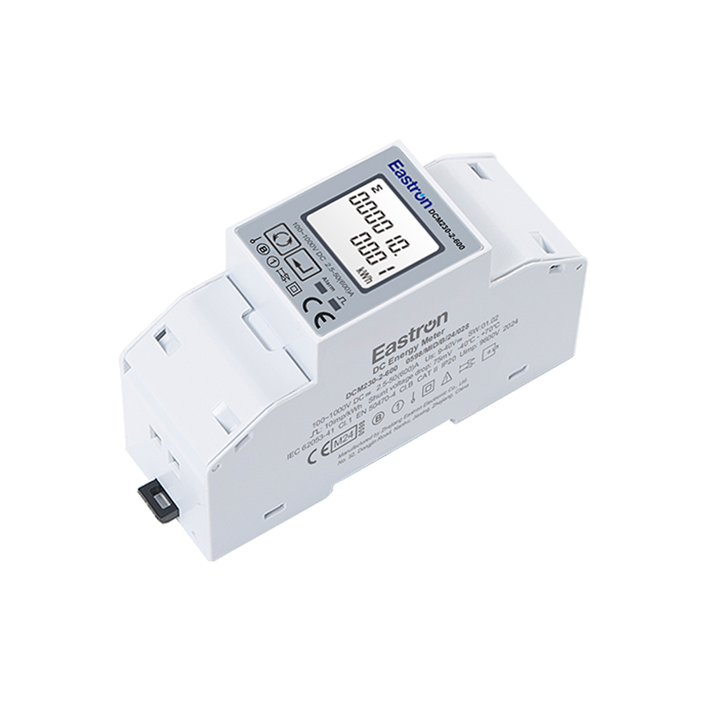 DC Energy Meter 600A Shunt Bi-Directional Measurement MID Approved for EV Chargers & Renewable Energy Systems