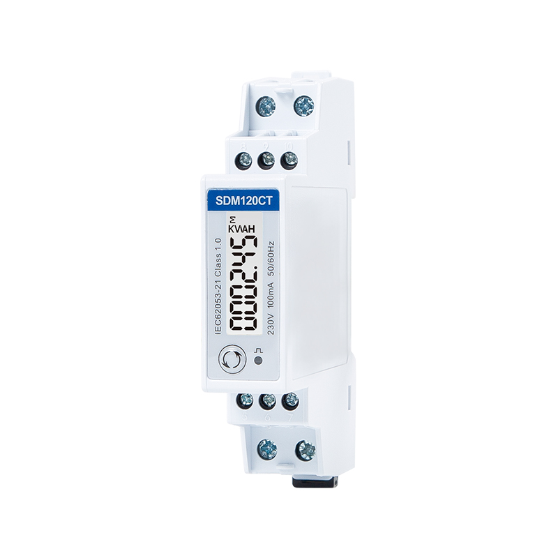 RS485 Modbus CT Type mV/mA Input Single Phase Multi-Function Energy Meter with Bi-Directional Measurement and Pulse Output for Solar PV Systems
