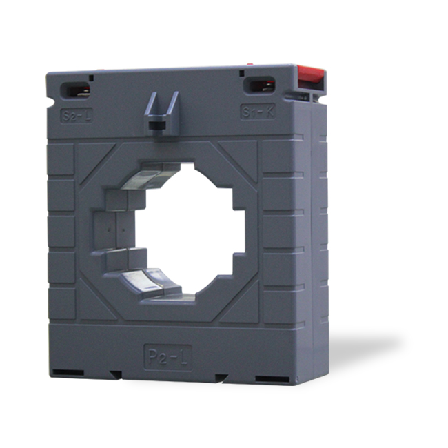 ESCT-CP 5A CT Output Solid Core Current Sensor Panel Din Rail Busbar Mounting Hinged Terminal Cover Compact Design 5A-3000A Rated Current for Energy Storage and Battery Systems