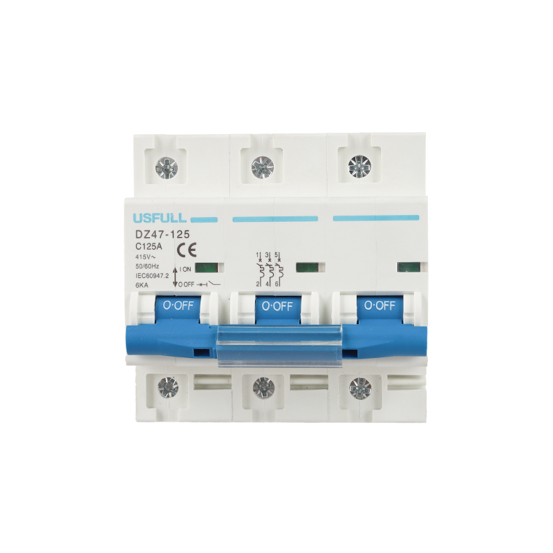 Miniature Circuit Breaker DZ47-125 (NC100H) 80A-125A High Breaking Capacity 6kA Lighting and Motor Distribution Systems USFULL