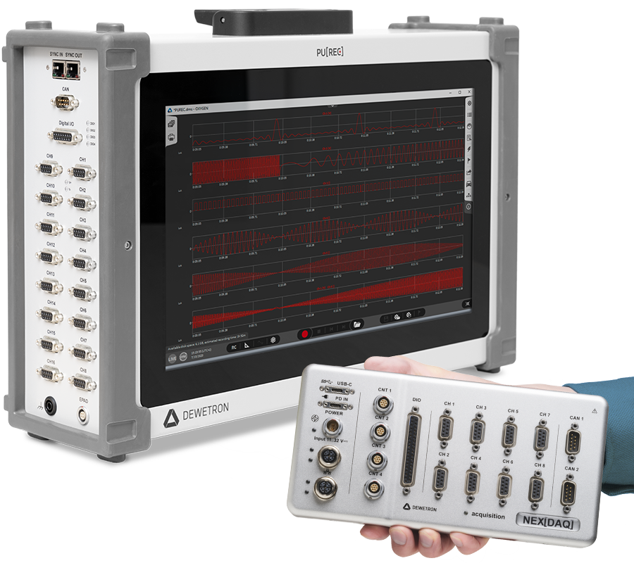 Data Logger Compact and Portable Voltage Temperature Monitoring Recorder for Energy Storage and Battery Systems DEWETRON