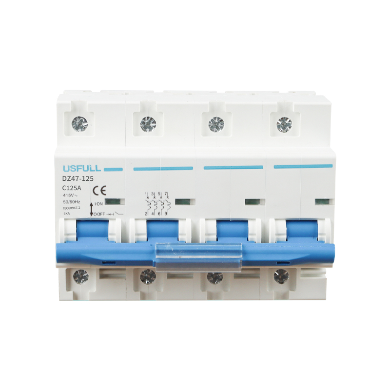 Miniature Circuit Breaker DZ47-125 (NC100H) 80A-125A High Breaking Capacity 6kA Lighting and Motor Distribution Systems USFULL