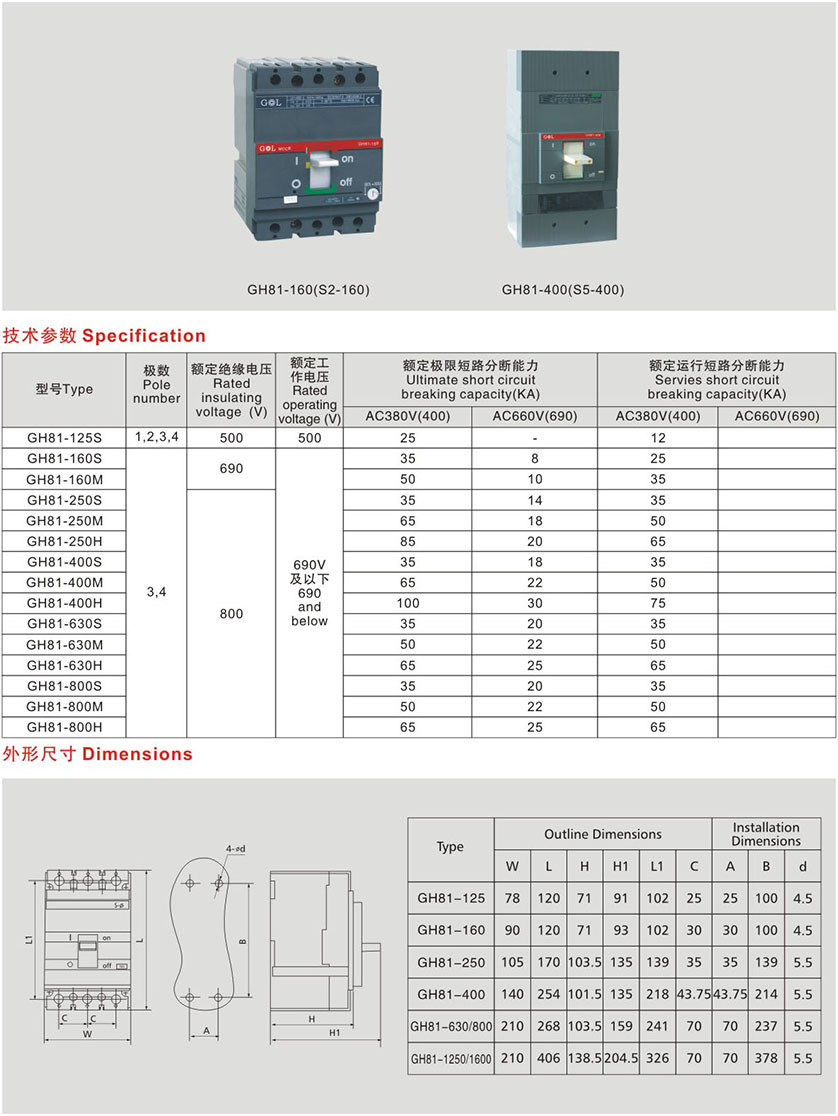 GH81-160(S2-160) Energy Storage System for Solar Power Solutions