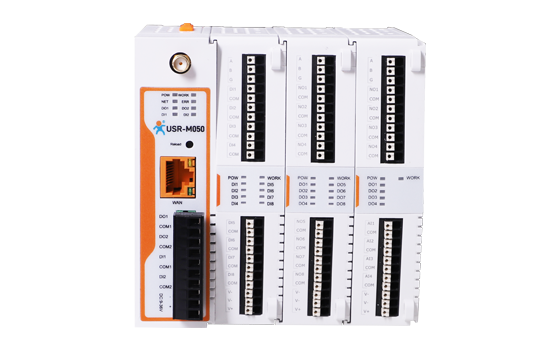 USR-M050 Network IO Controller 2DI+2DO Dual-band WiFi & Ethernet Remote Control for Energy Storage and Battery Monitoring Systems