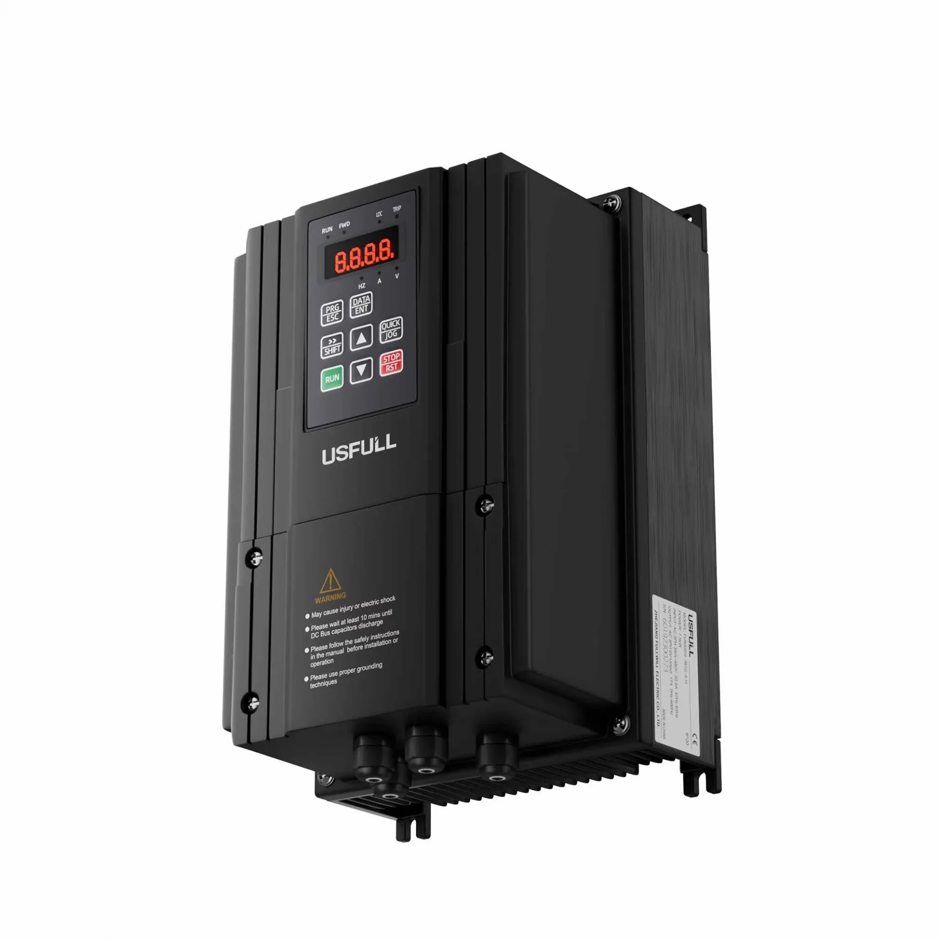 Solar Pump Inverter IP65 Waterproof & Dustproof Automatic MPPT AC Land/Submersible Pump Irrigation Systems USFULL