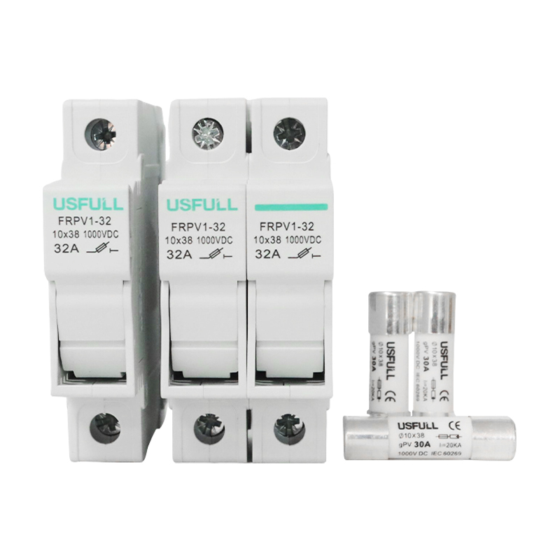 Fusible USFULL 1000V CC 1-32A 33kA Short Circuit Protection for Solar Energy and Battery Storage Systems
