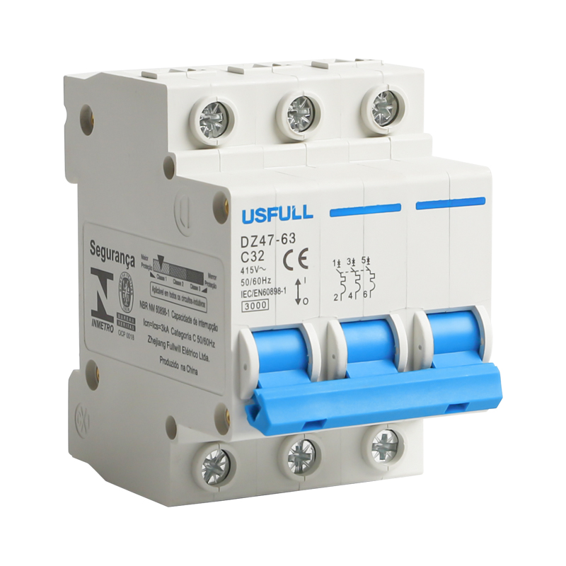 DZ47 Type Circuit Breaker High-Performance Overload Protection for Household and Industrial Electrical Systems USFULL