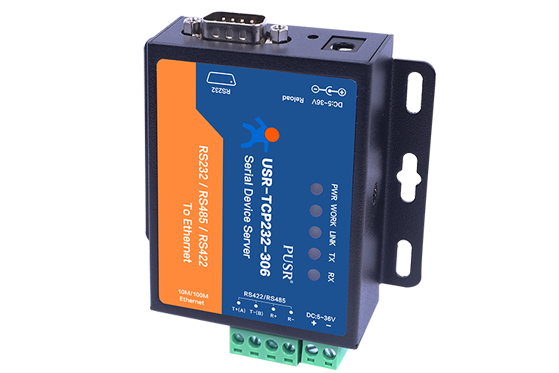USR-TCP232-306 Industrial Serial to Ethernet Converter for Modbus Gateway and Remote Monitoring in Energy Storage Systems