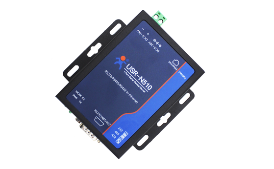 1-Port Ethernet Device Server USR-N510 Bi-Directional RS232/485/422 to Network Transparent Transmission for Industrial Automation and Smart Energy Systems