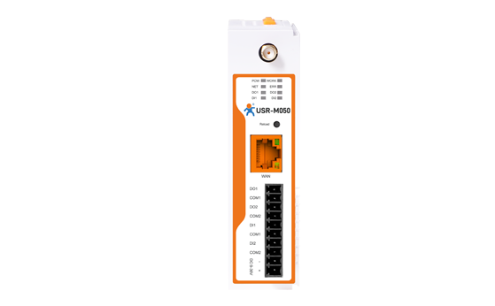 USR-M050 Network IO Controller 2DI+2DO Dual-band WiFi & Ethernet Remote Data Acquisition & Control System for Industrial Automation