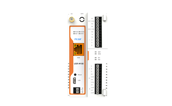 USR-M100 Remote IO Edge Gateway Modbus Protocol Offline Data Recording Industrial Automation IoT Edge Computing USR
