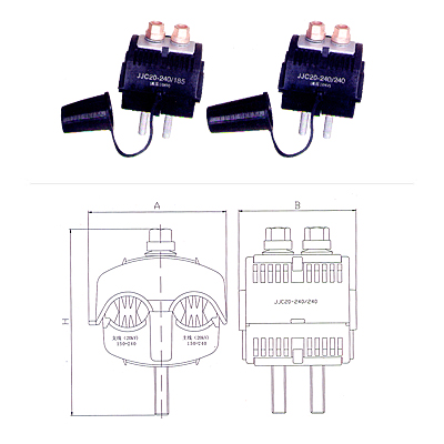 JJC 20 Piercing Connector (20kV) for 20KV Insulated Overhead Distribution Systems Branch Connection and Succession