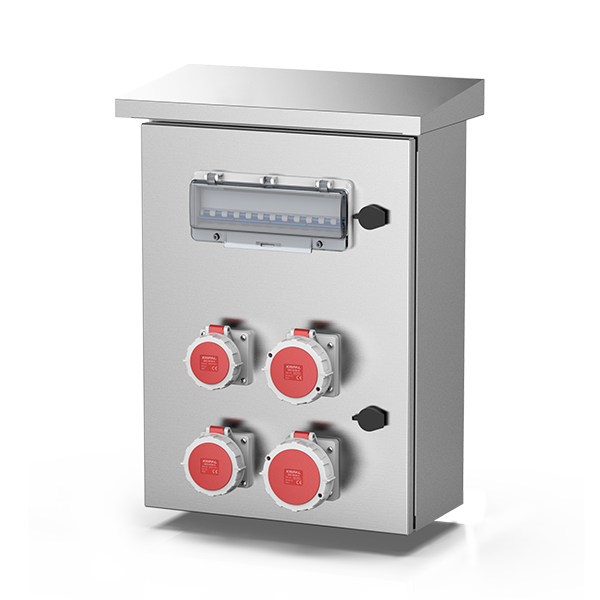 Stainless Steel Power Maintenance Box Overload Short Circuit Protection Multi-Channel Electrical Equipment Distribution Kripal