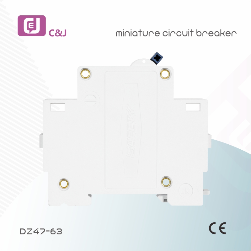 DZ47-63 6kA 1P 63A Electrical Low Voltage MCB Miniature Circuit Breaker for Power Distribution and Overload Protection in Residential and Commercial Buildings