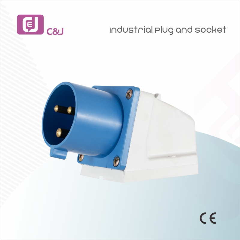IP44 Portable Safety Male and Female Waterproof Industrial Plug and Socket 16A-125A 110V-415V Heavy Duty Dustproof Power Connectors for Outdoor Indoor Industrial Mining Petrochemical Construction Applications