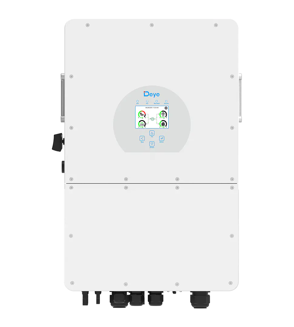 Three Phase Hybrid Inverter 5-25kW 2 MPPT HV Battery Supported for Solar Energy Storage Systems